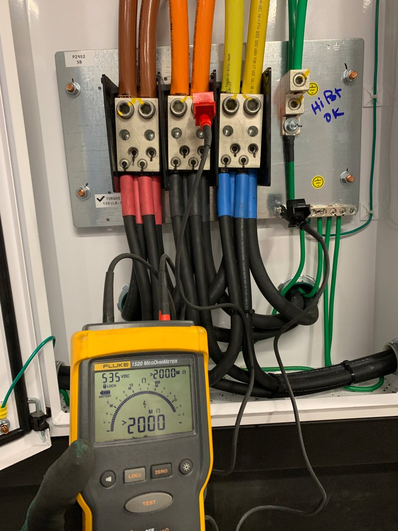 Electrical construction project