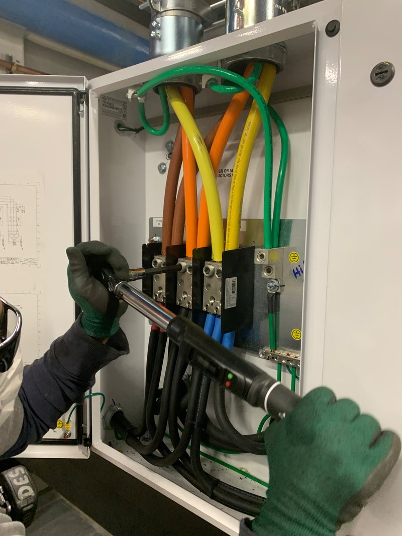 Electrical construction project