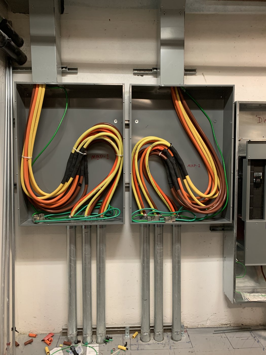 Electrical construction project