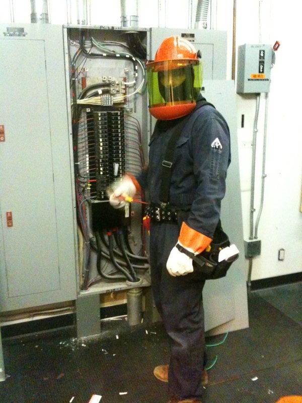 Electrical construction project